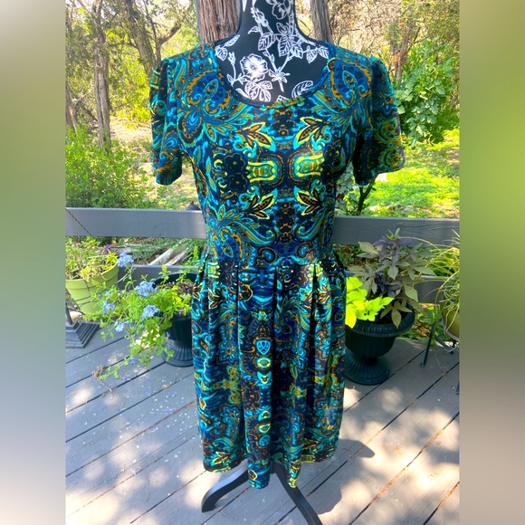 Lularoe Amelia Dress Size XL - Picture 2 of 8